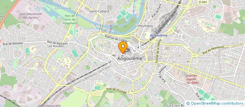 localisation de l'entreprise CONSEIL DEP DE L'ACCES AU DROIT à ANGOULEME