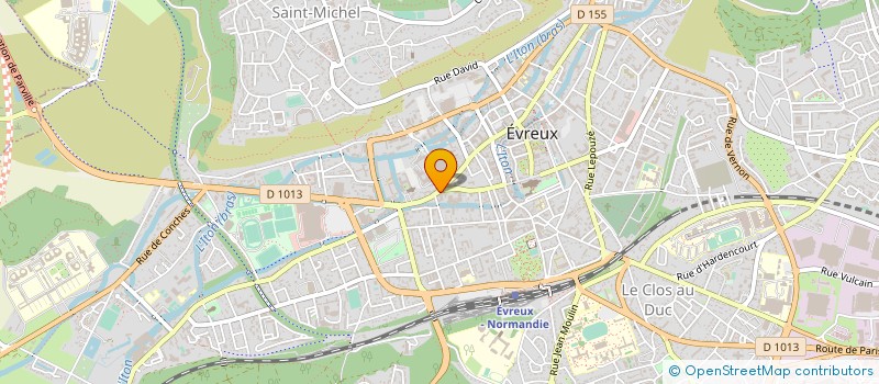 localisation de l'entreprise CONSEIL DEP DE L'ACCES AU DROIT  EVREUX