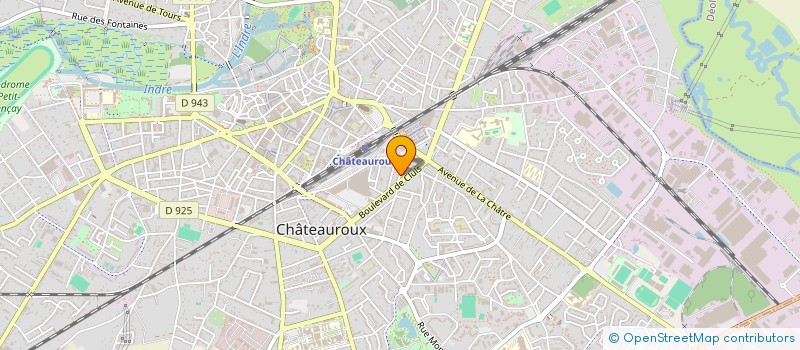 localisation de l'entreprise CONSEIL DEP DE L'ACCES AU DROIT à CHATEAUROUX