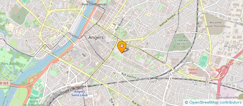 localisation de l'entreprise CONSEIL DEP DE L ACCES AU DROIT  ANGERS