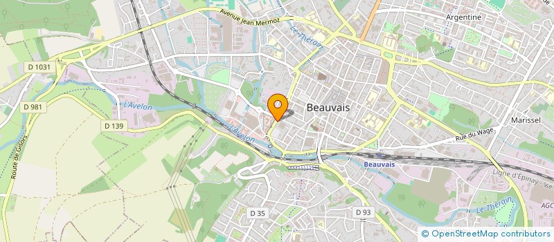 localisation de l'entreprise CONSEIL DEP DE L ACCES AU DROIT  BEAUVAIS