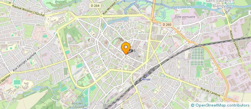 localisation de l'entreprise CONSEIL DEP DE L ACCES AU DROIT à ARRAS