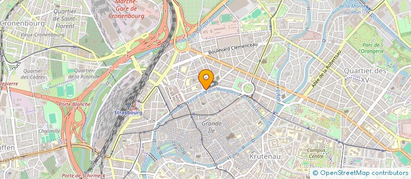 localisation de l'entreprise CONSEIL DEP DE L'ACCES AU DROIT à STRASBOURG