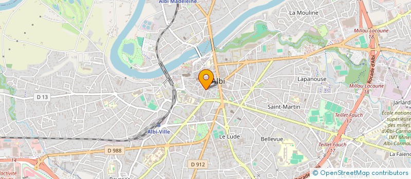 localisation de l'entreprise CONSEIL DEP DE L'ACCES AU DROIT  ALBI