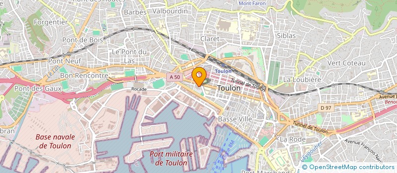 localisation de l'entreprise CONSEIL DEP DE L'ACCES AU DROIT  TOULON