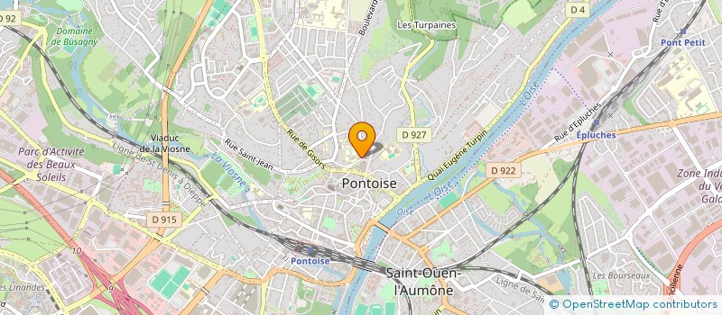 localisation de l'entreprise CONSEIL DEP DE L ACCES AU DROIT  PONTOISE