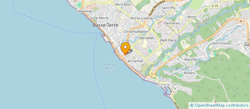 localisation de l'entreprise CONSEIL DEP DE L'ACCES AU DROIT  BASSE-TERRE