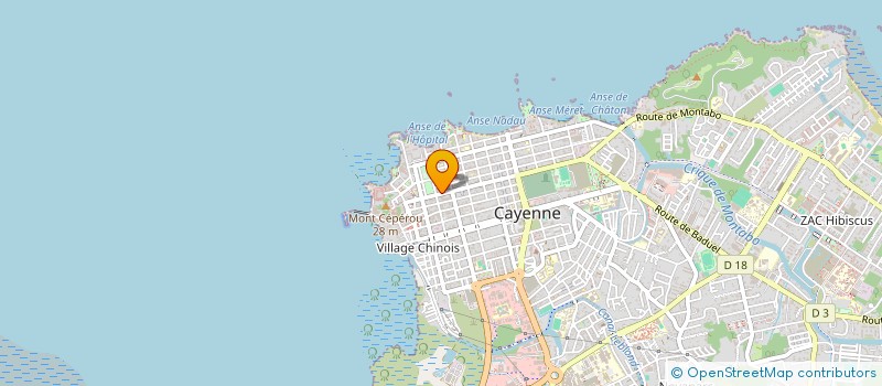 localisation de l'entreprise CONSEIL DEP DE L ACCES AU DROIT à CAYENNE
