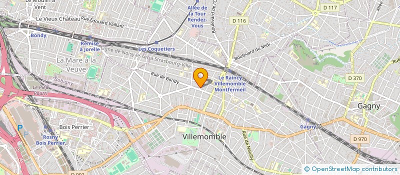 localisation de l'entreprise CONSEIL DEP MEDECIN SEINE ST DENIS à VILLEMOMBLE