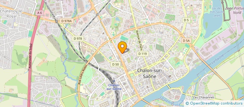 localisation de l'entreprise CONSEIL DEP ORDRE CHIRURG DENTISTE 71  CHALON-SUR-SAONE