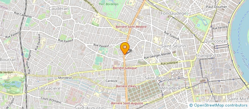 localisation de l'entreprise CONSEIL DEP ORDRE CHIRURGIENS DENTISTES  BORDEAUX