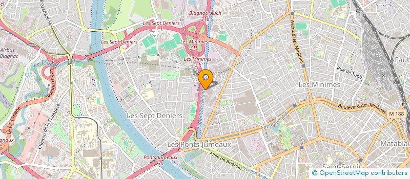 localisation de l'entreprise CONSEIL DEP ORDRE DES INFIRMIERS HAUTE GARONNE à TOULOUSE