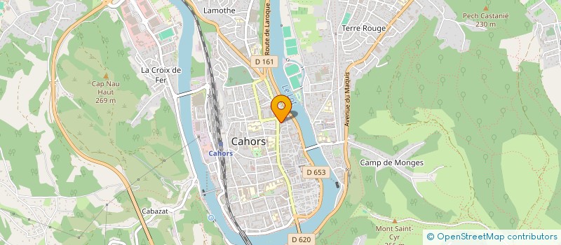 localisation de l'entreprise CONSEIL DEP ORDRE INFIRMIERS LOT à CAHORS