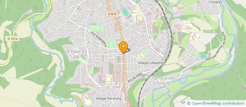 localisation de l'entreprise CONSEIL DEP ORDRE MASS KINE HTE MARNE à CHAUMONT