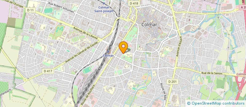 localisation de l'entreprise CONSEIL DEP ORDRE MEDECINS HAUT-RHIN  COLMAR