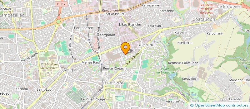 localisation de l'entreprise CONSEIL DEP PAREN ELEVE ECOLE PUB FINIST à BREST