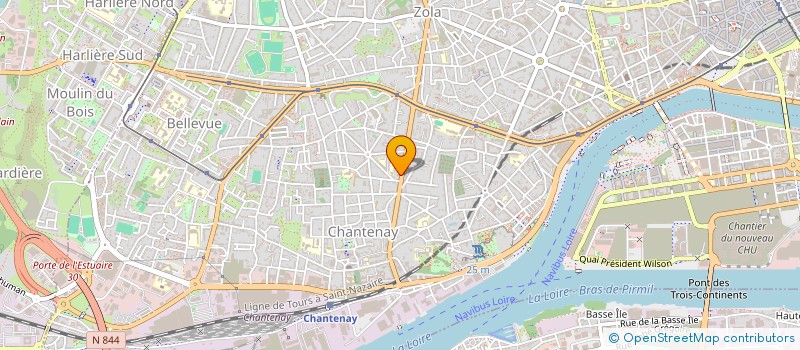 localisation de l'entreprise CONSEIL DEP SOCIETE ST VINCENT DE PAUL à NANTES