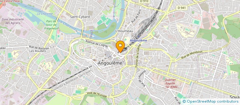 localisation de l'entreprise CONSEIL DEPART ECOLES PUBLIQUE à ANGOULEME