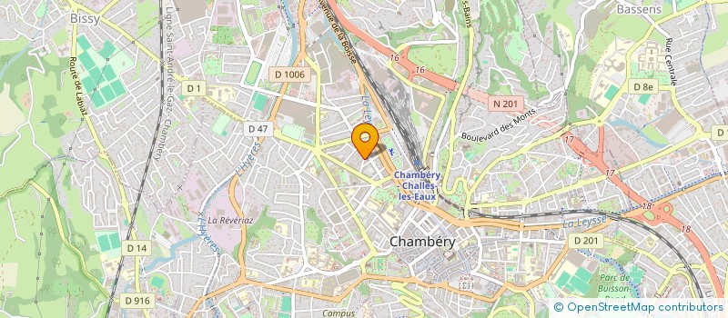 localisation de l'entreprise CONSEIL DEPART ORDRE CHIRUR DENTISTE à CHAMBERY