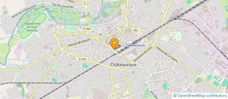 localisation de l'entreprise CONSEIL DEPART ORDRE CHIRURG DENTI INDRE à CHATEAUROUX