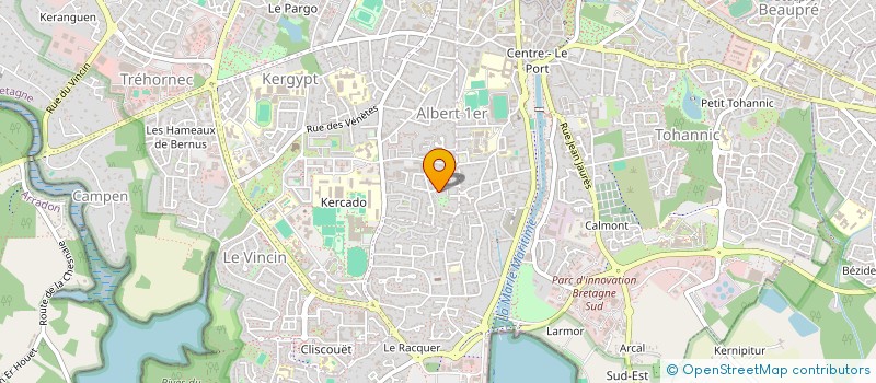 localisation de l'entreprise CONSEIL DEPART ORDRE CHIRURGIEN DENTISTE à VANNES