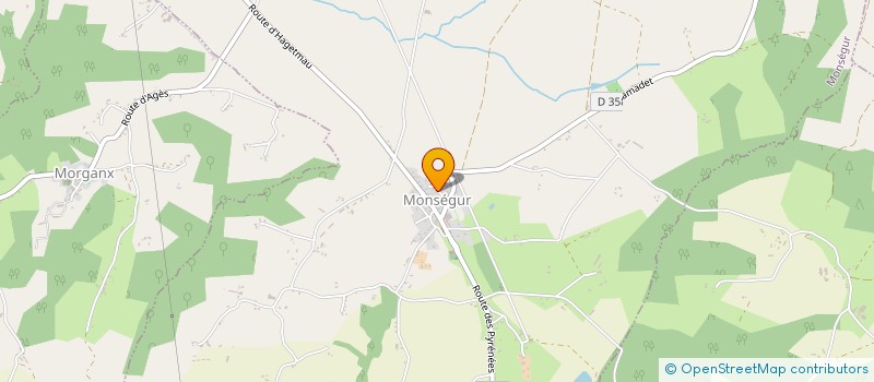 localisation de l'entreprise CONSEIL DEPART PARENTS ELEVES  HAGETMAU