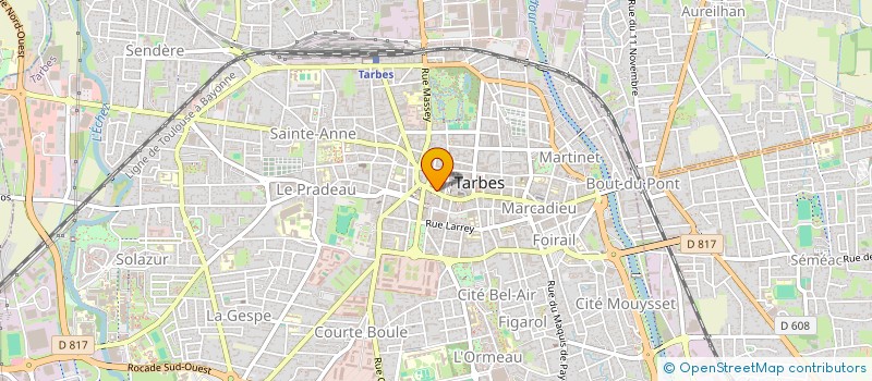 localisation de l'entreprise CONSEIL DEPARTEMENTAL D'ACCES AU DROIT DES HAUTES PYRENEES à TARBES