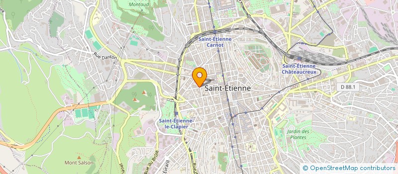 localisation de l'entreprise CONSEIL DEPARTEMENTAL DE L'ORDRE DES CHIRURGIENS-DENTISTES à SAINT-ETIENNE