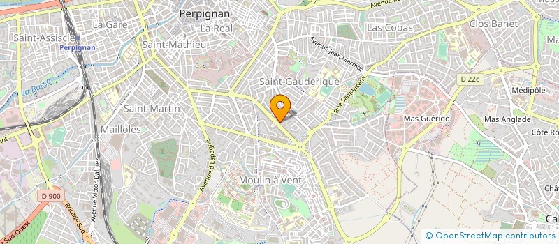 localisation de l'entreprise CONSEIL DEPARTEMENTAL DE L'ORDRE DES CHIRURGIENS DENTISTES DU 66  PERPIGNAN