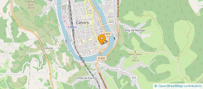 localisation de l'entreprise CONSEIL DEPARTEMENTAL DE L'ORDRE DES CHIRURGIENS DENTISTES DU LOT  CAHORS