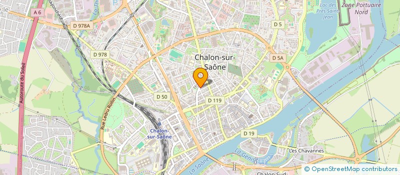 localisation de l'entreprise CONSEIL DEPARTEMENTAL DE L ORDRE DES INFIRMIERS DE COTE D OR à CHALON-SUR-SAONE