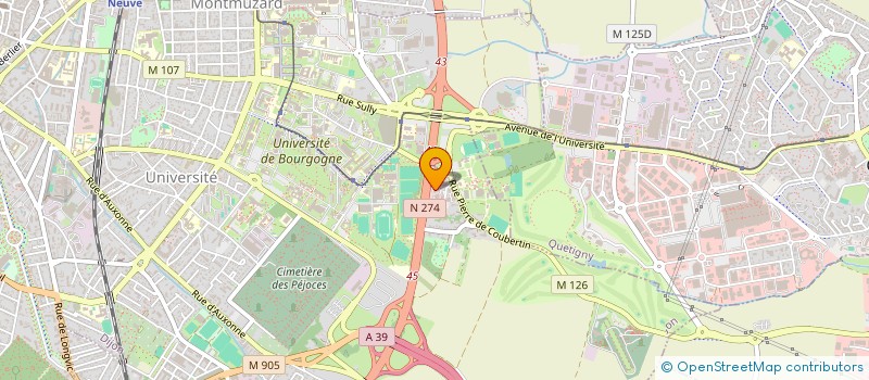 localisation de l'entreprise CONSEIL DEPARTEMENTAL DE L ORDRE DES MASSEURS KINESITHERAPEUTES à DIJON