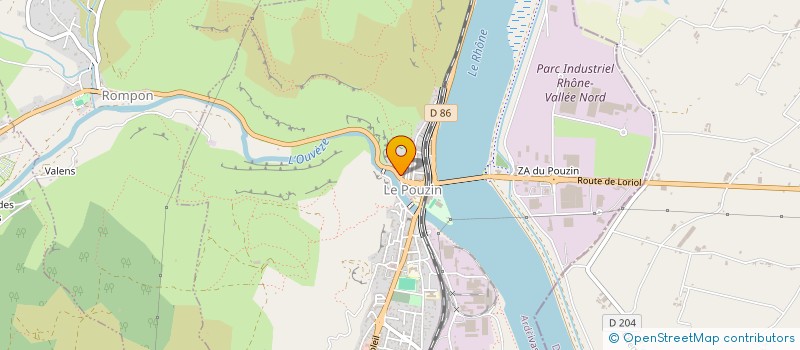 localisation de l'entreprise CONSEIL DEPARTEMENTAL DE L ORDRE DES MASSEURS KINESITHERAPEUTES DE L ARDECHE  LE POUZIN