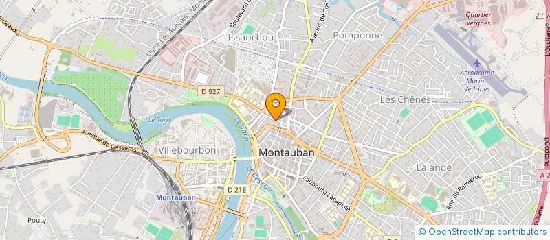 localisation de l'entreprise CONSEIL DEPARTEMENTAL DE L'ORDRE DES MASSEURS KINESITHERAPEUTES  DU TARN ET GARONNE  MONTAUBAN