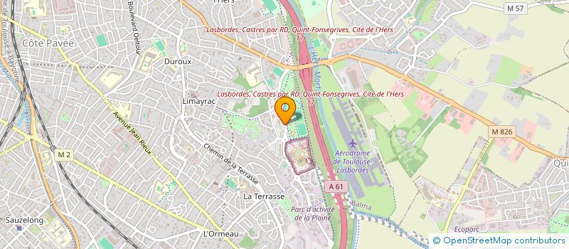 localisation de l'entreprise CONSEIL DEPARTEMENTAL DE L'ORDRE DES SAGES-FEMMES DE HAUTE-GARONNE à TOULOUSE