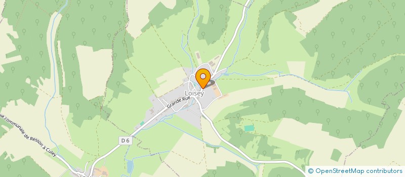 localisation de l'entreprise CONSEIL DEPARTEMENTAL DE L'ORDRE DES SAGES-FEMMES DE LA MEUSE  LOISEY