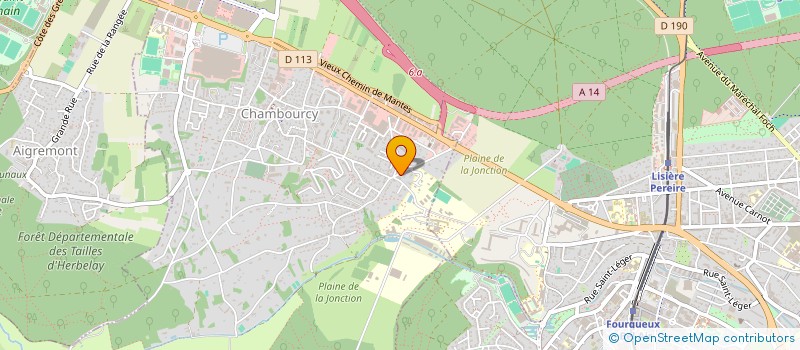 localisation de l'entreprise CONSEIL DEPARTEMENTAL DE L'ORDRE DES SAGES FEMMES DES YVELINES  SAINT-GERMAIN-EN-LAYE