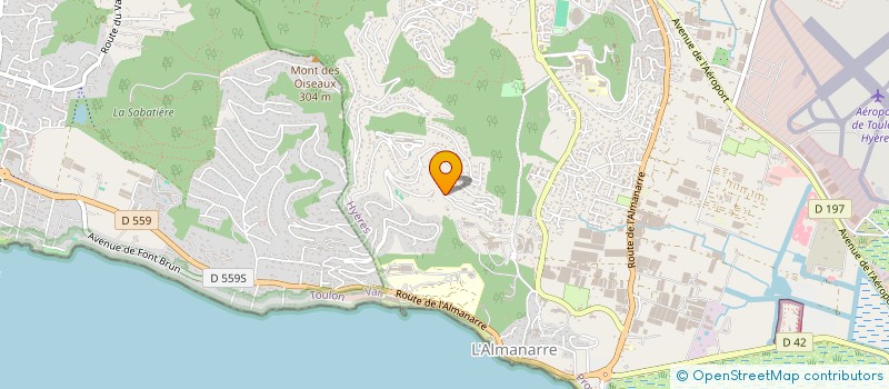 localisation de l'entreprise CONSEIL DEPARTEMENTAL DE L ORDRE DES SAGES FEMMES DU VAR à HYERES
