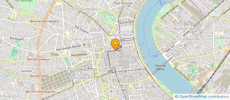 localisation de l'entreprise CONSEIL DEPARTEMENTAL DE LA CULTURE à BORDEAUX