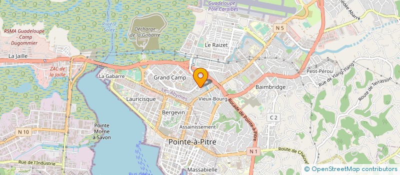 localisation de l'entreprise CONSEIL DEPARTEMENTAL DE LA GUADELOUPE DE L ORDRE DES MEDECINS à LES ABYMES
