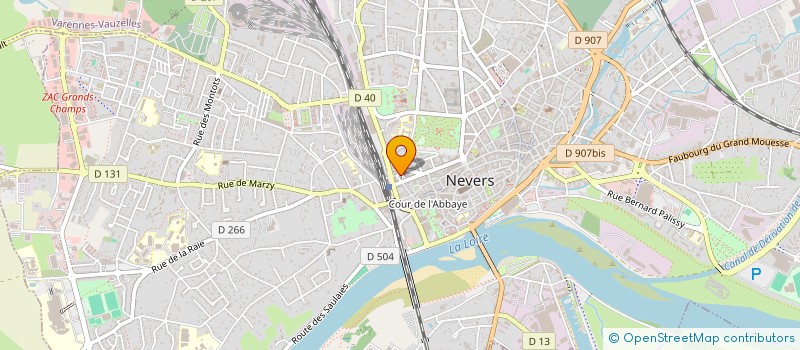 localisation de l'entreprise CONSEIL DEPARTEMENTAL DE LA NIEVRE DES CHIRURGIENS DENTISTES à NEVERS