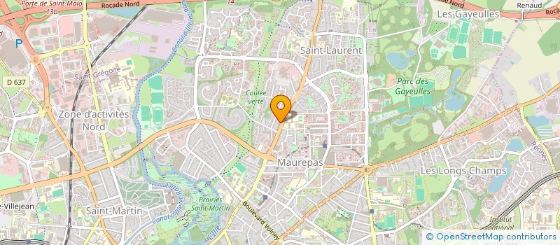 localisation de l'entreprise CONSEIL DEPARTEMENTAL DE PROTECTION ANIMALE (ILLE ET VILAINE) à RENNES