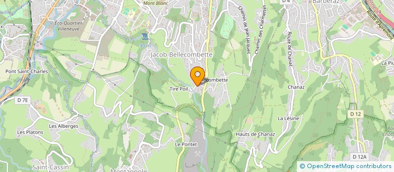 localisation de l'entreprise CONSEIL DEPARTEMENTAL DU CULTE MUSULMANS DE SAVOIE  JACOB-BELLECOMBETTE