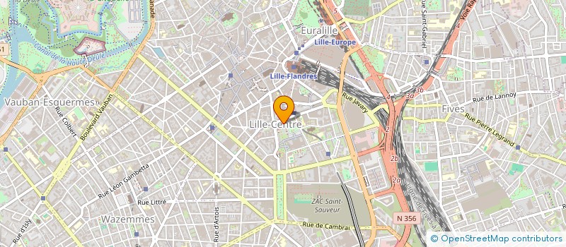 localisation de l'entreprise CONSEIL DEPARTEMENTAL LA JEUNESSE AU PLEIN AIR 59 - LA JPA 59 à LILLE