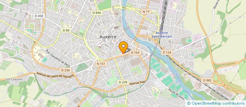 localisation de l'entreprise CONSEIL DEPARTEMENTAL ORDRE DES MEDECINS à AUXERRE