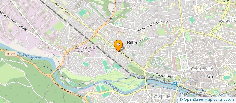 localisation de l'entreprise CONSEIL DEPARTEMENTAL ORDRE DES MEDECINS à BILLERE