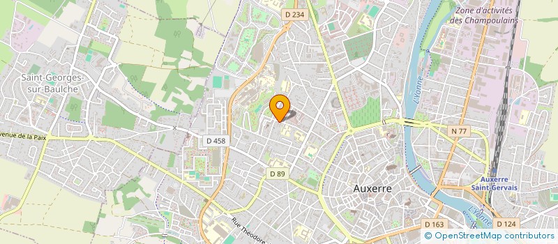 localisation de l'entreprise CONSEIL DEPARTEMENTAL ORDRE MASSEURS KINESITHERAPEUTE YONNE à AUXERRE