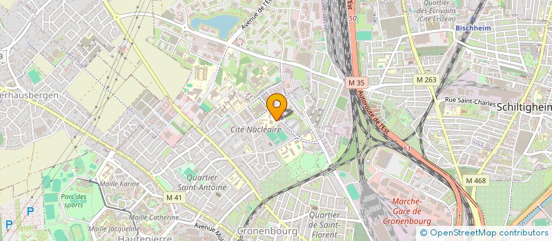localisation de l'entreprise CONSEIL DEPARTEMENTAL PARENTS D ELEVES à STRASBOURG