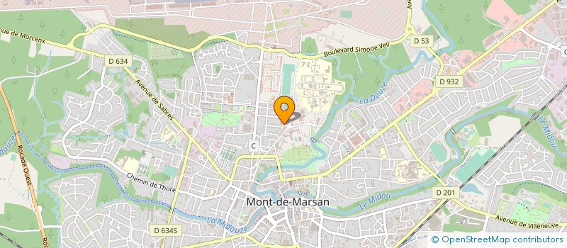 localisation de l'entreprise CONSEIL DEPARTEMENTAL PARENTS D ELEVES à MONT-DE-MARSAN