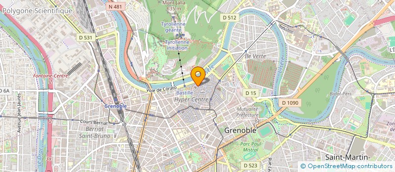 localisation de l'entreprise CONSEIL DEPT AIDE JURIDIQUE DE L ISERE  GRENOBLE